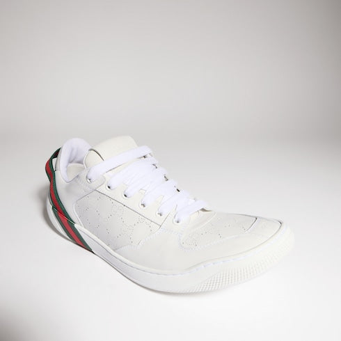 Men's Screener sneaker - white GG leather