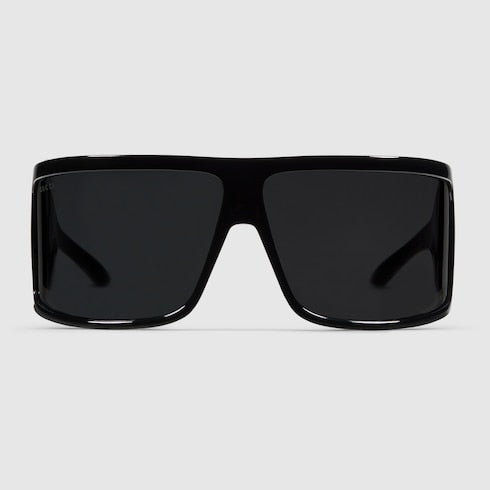 Mask frame sunglasses - black