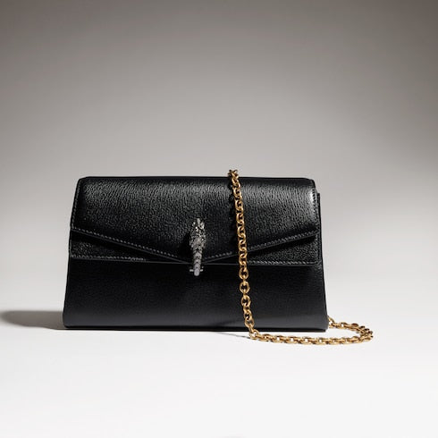 Dionysus small shoulder bag - black leather