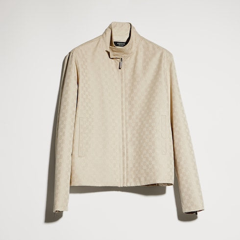 GG cotton canvas jacket - light beige
