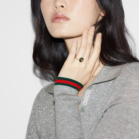 Gucci Interlocking 18k ring - 18k yellow gold