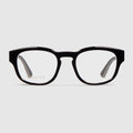 Round optical frame - black