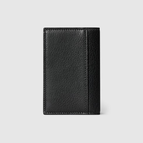 Lira card case - black leather