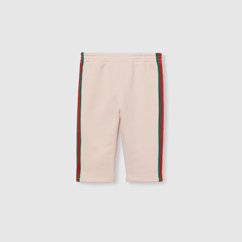 Baby cotton pants with Web - light pink