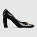 Women's Signora pump - black leather