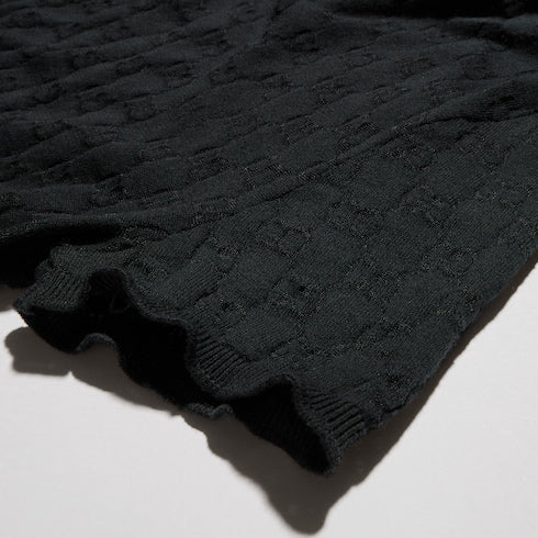 GG cotton devoré T-shirt - black