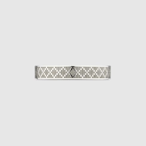 Gucci Diamante thin ring - 925 sterling silver