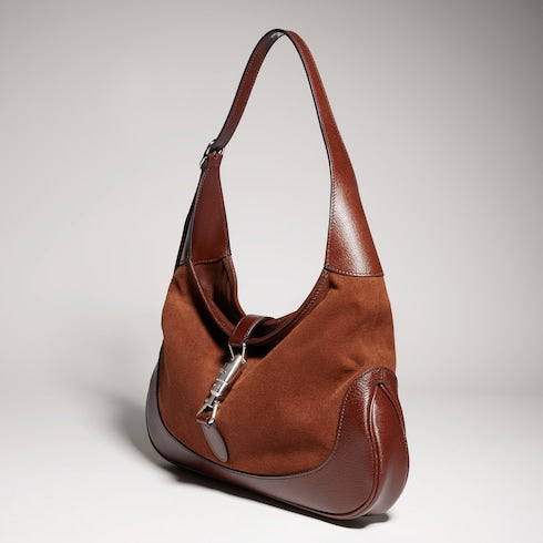 Gucci Jackie 1961 medium shoulder bag - chestnut suede