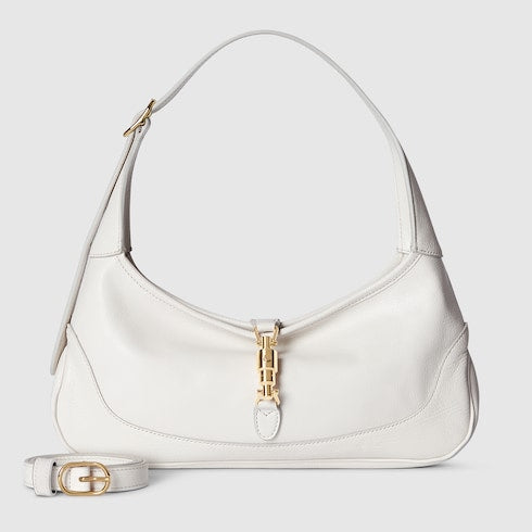 Jackie Slim medium shoulder bag - white leather