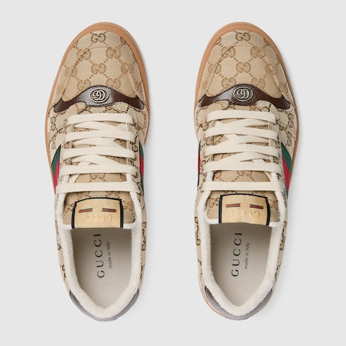 Men's Screener sneaker - sand GG canvas