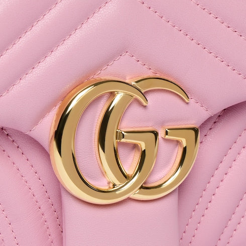 GG Marmont medium shoulder bag - light pink leather