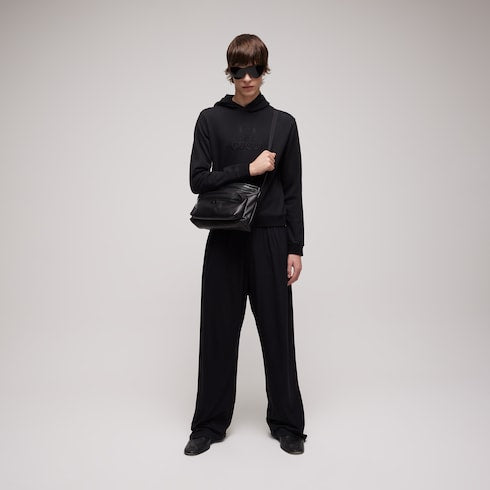 Gucci Tag medium crossbody bag - black leather