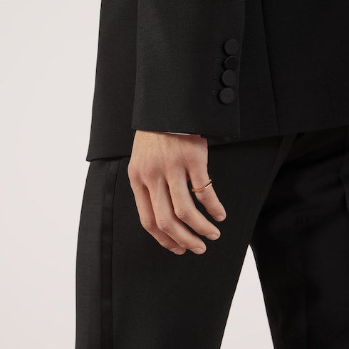 Gucci Link to Love 18k mirrored ring - 18k rose gold