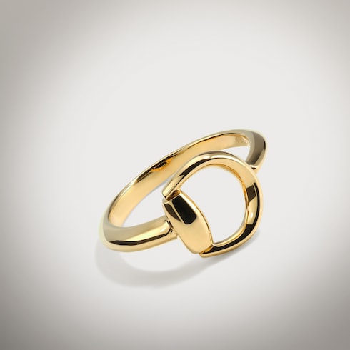 Gucci Horsebit 18k open ring - 18k yellow gold