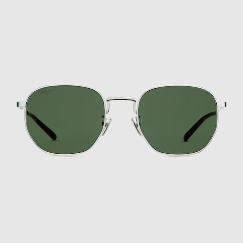 Round frame sunglasses - silver