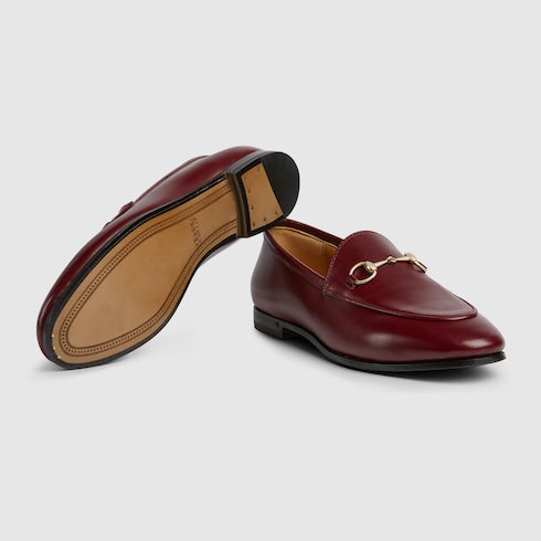 Women's Gucci Jordaan loafer - Rosso Ancora leather