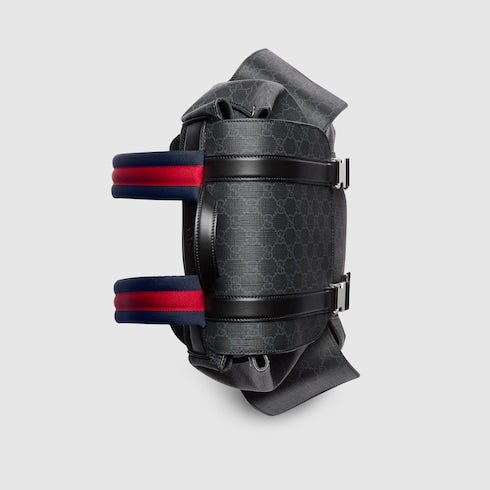 GG Black large backpack - black GG Supreme