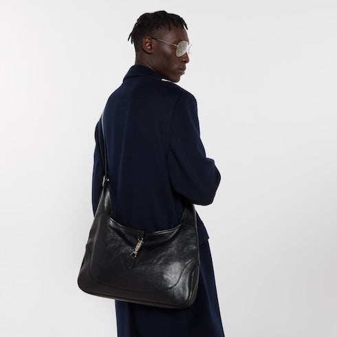 Gucci Jackie 1961 large crossbody bag - black leather
