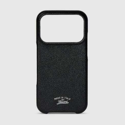 Case for iPhone 17 Pro - black leather