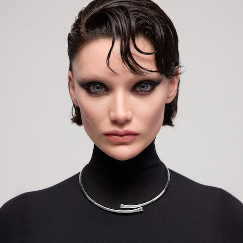 Chiodo flexible choker necklace - 925 sterling silver