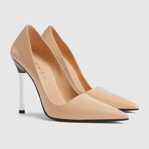 Women's Bombshell pump - beige leather