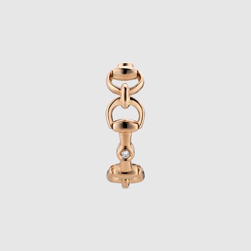 Gucci Horsebit diamond 18k ring - 18k rose gold