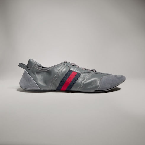 Men's Flex sneaker - grey suede and leather