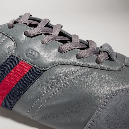 Men's Flex sneaker - grey suede and leather