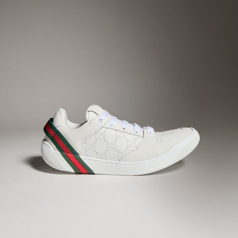 Women's Screener sneaker - white GG leather