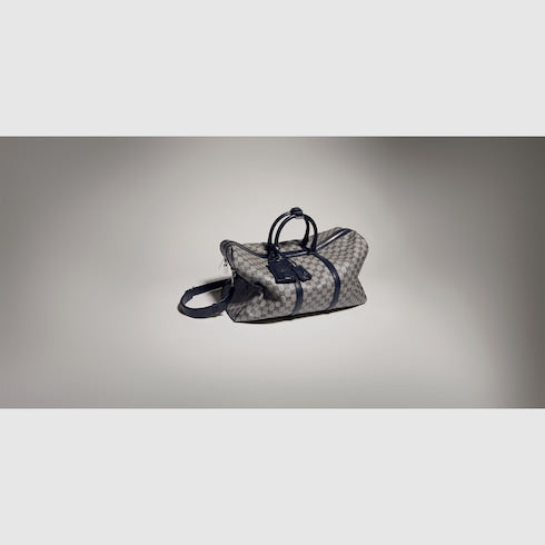 Gucci Essence Classic medium duffle bag - blue GG canvas