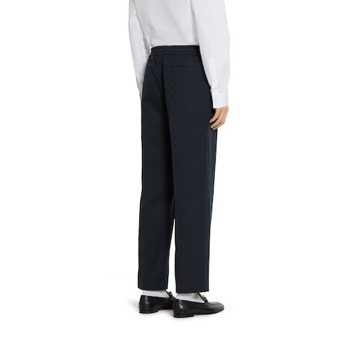 GG cottton gabardine pant - dark blue