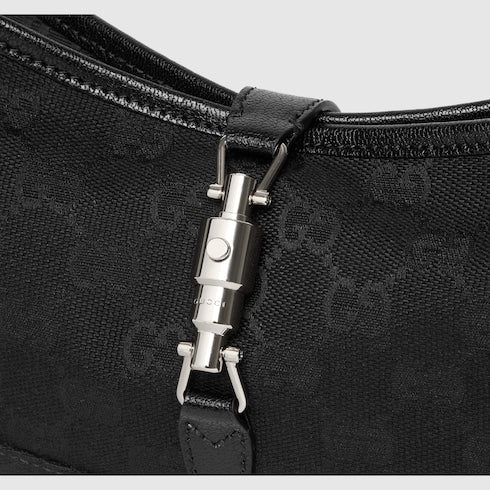 Jackie Slim medium shoulder bag - black GG canvas