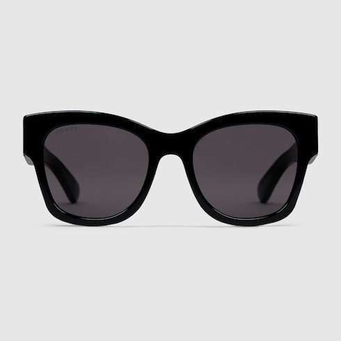 Butterfly frame sunglasses - black