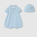 Baby GG cotton two-piece gift set - light blue