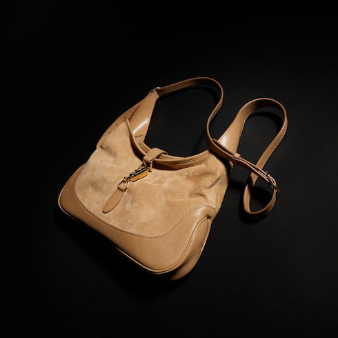 Gucci Jackie 1961 medium shoulder bag - sand suede