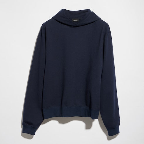 Cotton jersey sweatshirt - dark blue