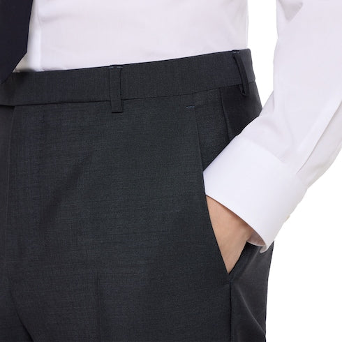 Wool mohair suit - black