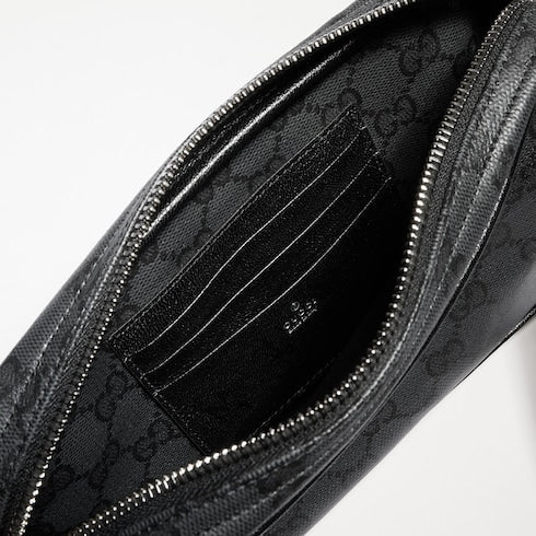 Gucci Essence Classic mini bag - black GG canvas