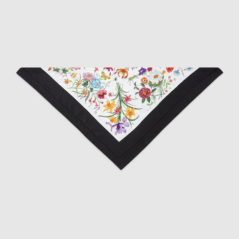 Printed silk headband - multicolor