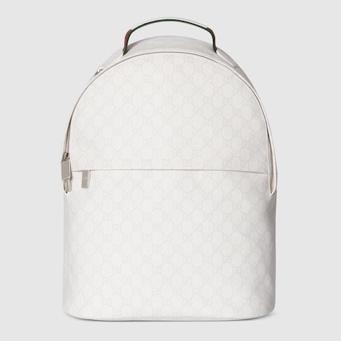 Medium GG backpack - white GG Supreme