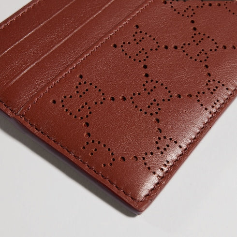 Aria card case - russet GG leather