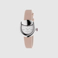 Gucci Horsebit watch, 27x23mm - beige pink leather
