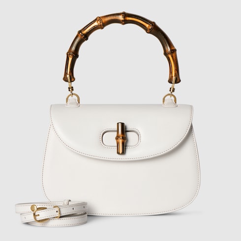 Gucci Bamboo 1947 small bag - white leather