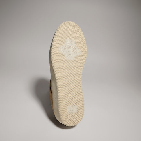 Women's G75 sneaker - beige and dark brown GG canvas