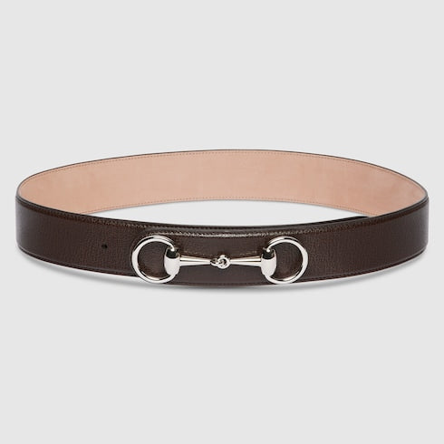 Gucci Horsebit 1955 belt - dark brown leather