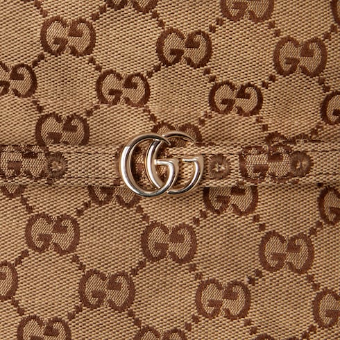 GG canvas bomber jacket - camel and ebony