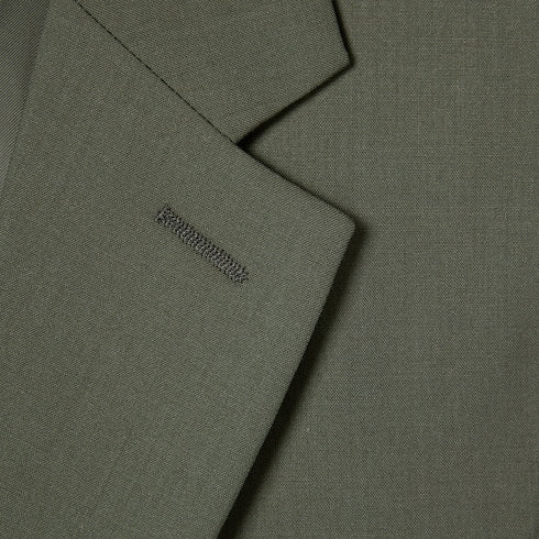 Light wool suit - green