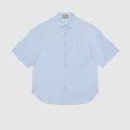 GG Supreme Oxford cotton shirt - light blue