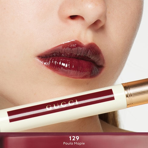 Gucci Glow Oil-In-Water Tint - 129 'Paula Maple'