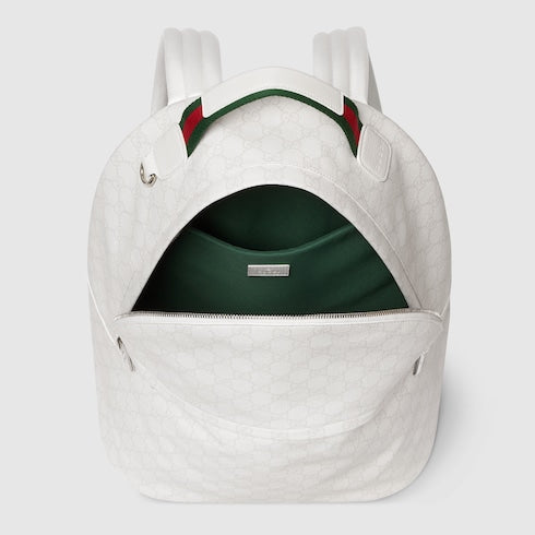 Medium GG backpack - white GG Supreme